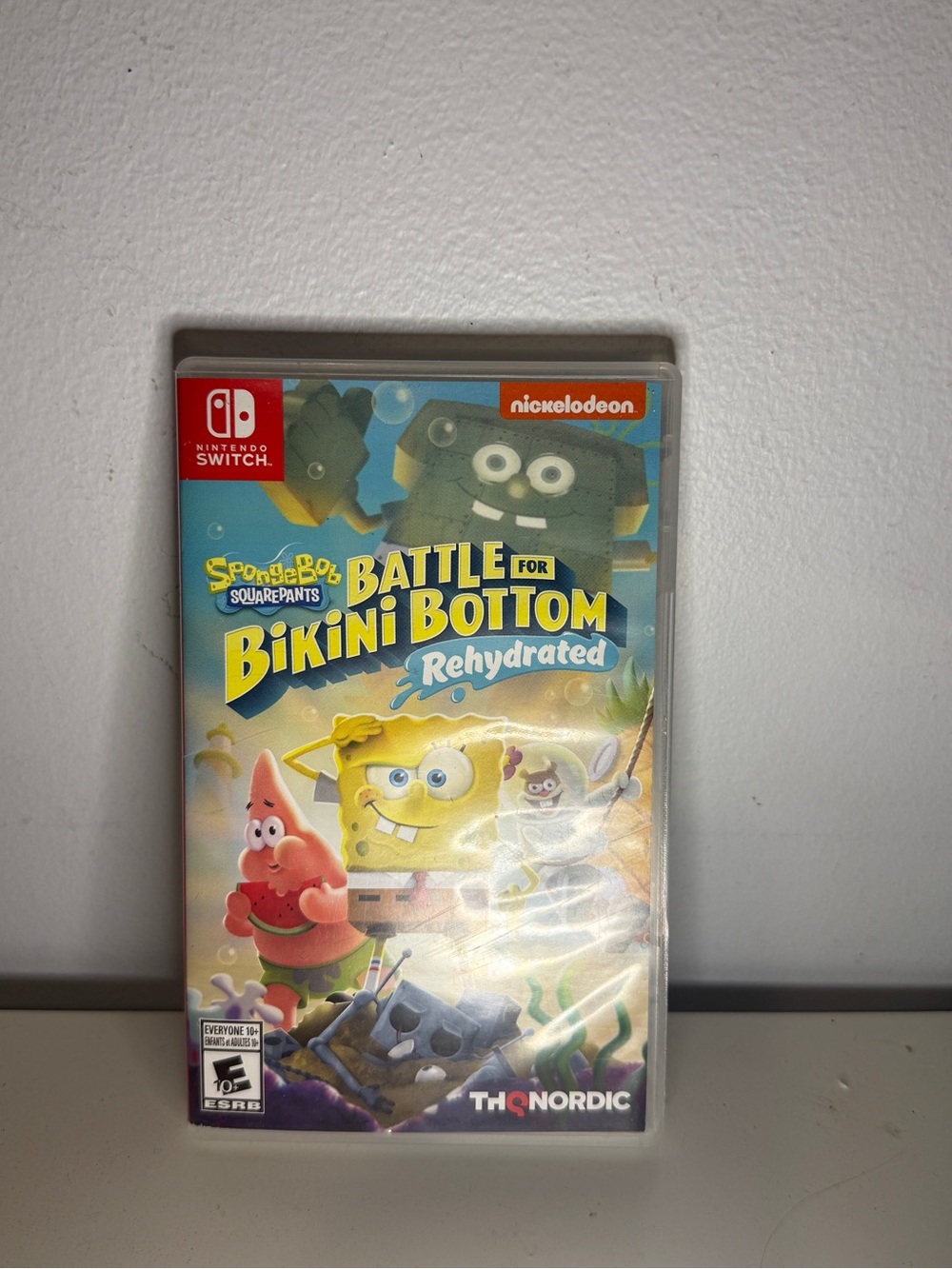 Sponge Bob Nitendo Switch Battle for Bikini Bottom Rehydrated